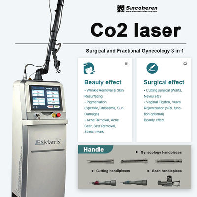 Pendingin Udara CO2 Mesin Laser Fraksi Penghapusan Bekas Luka Penghapusan Stretch Mark